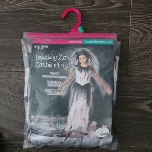 Haunting Zombie Costume with Dress and Veil - BRAND NEW XL Kids 14-16 Halloween